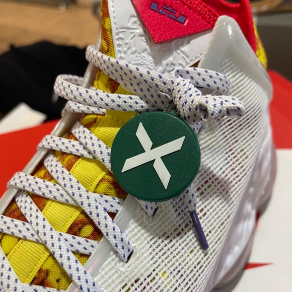 Nike Lebron 19 Low \'Fruity Pebbles\' White DQ8344-100 Size 13